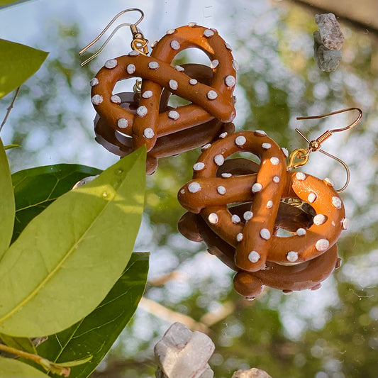 Pretzel Earrings